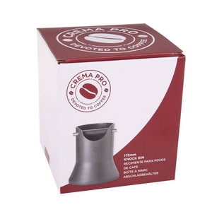 Crema Pro Knock Box 175mm Black