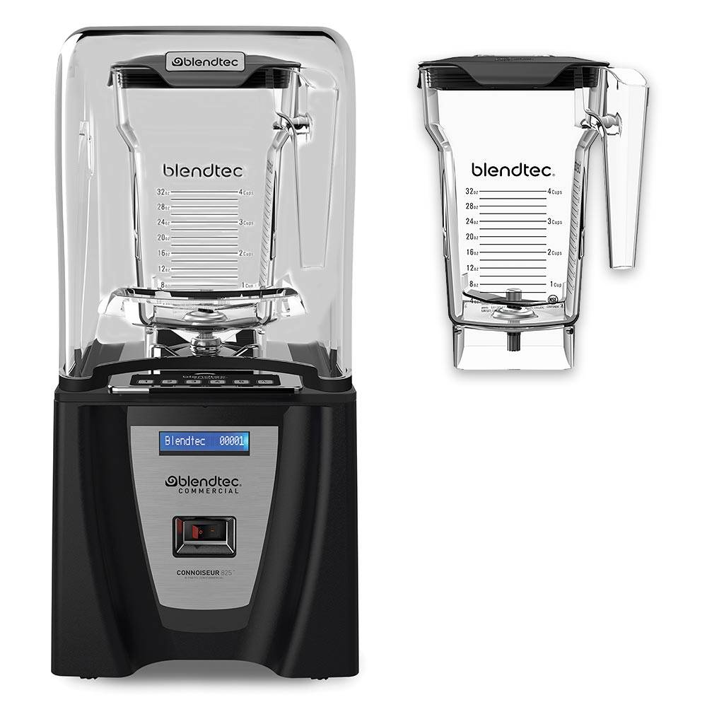 Blendtec Connoisseur 825 - 2 FourSide Jars - Commercial Blender with Sound Enclosure