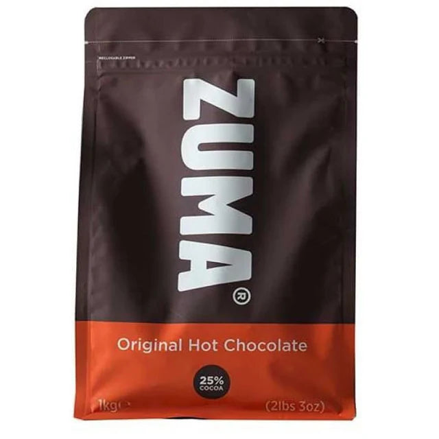 Zuma - Original Hot Chocolate Powder - 1kg - Vegan & Vegetarian