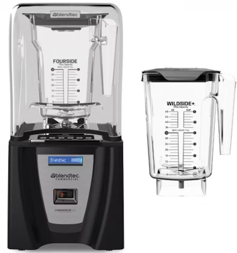 Blendtec Connoisseur 825 - 2 WildSide Jars - Commercial Blender with Sound Enclosure