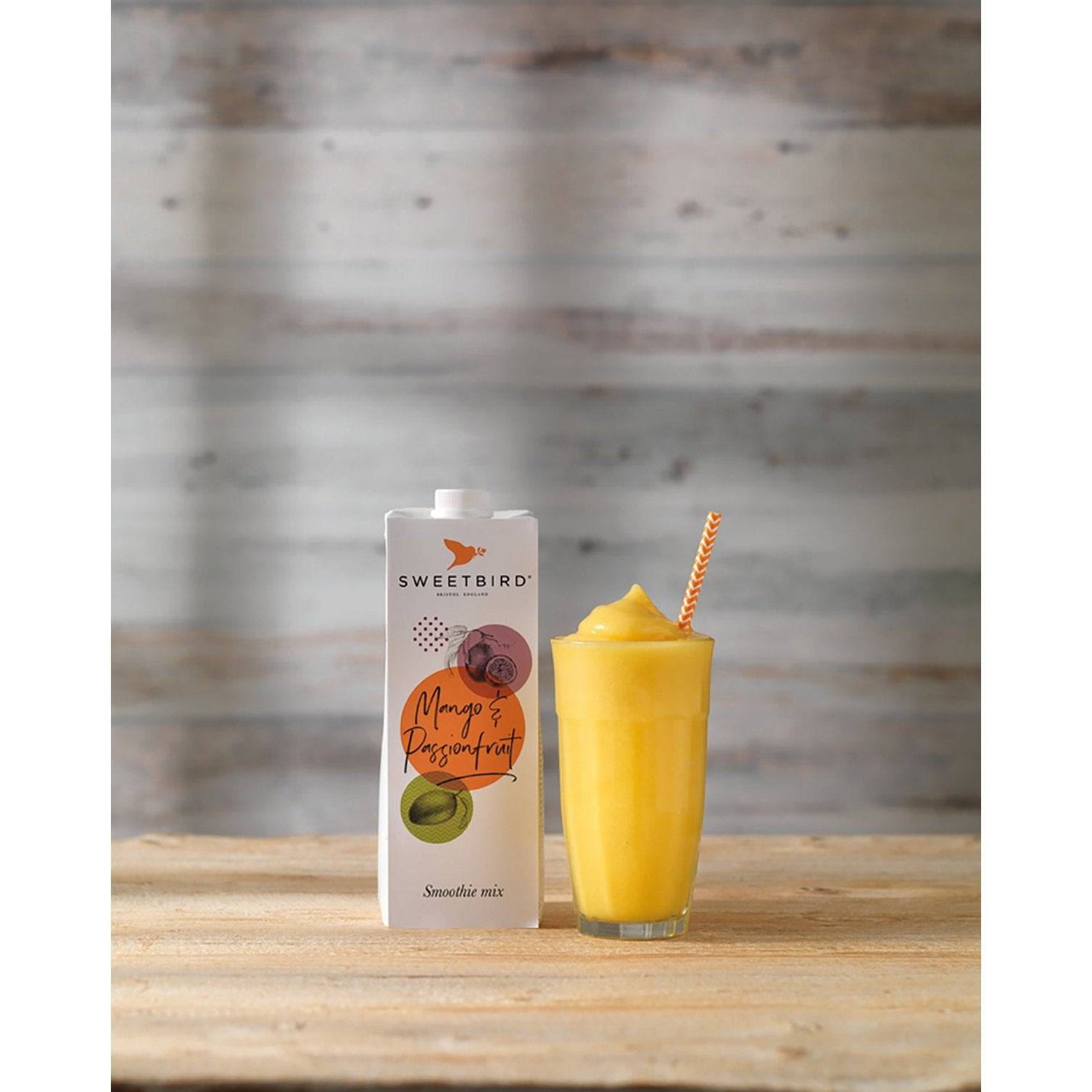 Sweetbird - Mango & Passionfruit Smoothie Mix - 1L - Vegan & Gluten-Free