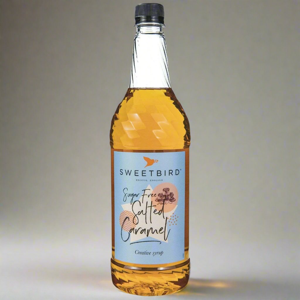 Sweetbird - Salted Caramel Syrup - 1L - Sugar-Free & Vegan